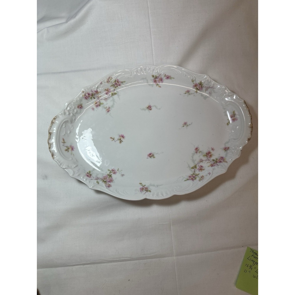 Theodore Haviland Limoges France Serving Platter 15 3/4" X 11"